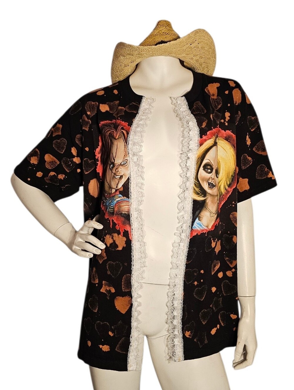 Cardigan Kimono Top Upcycled Creation Made By Michikokoko